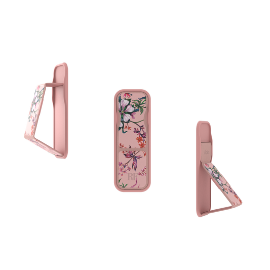 Clckr Universal Grip & Stand Pink Blooms