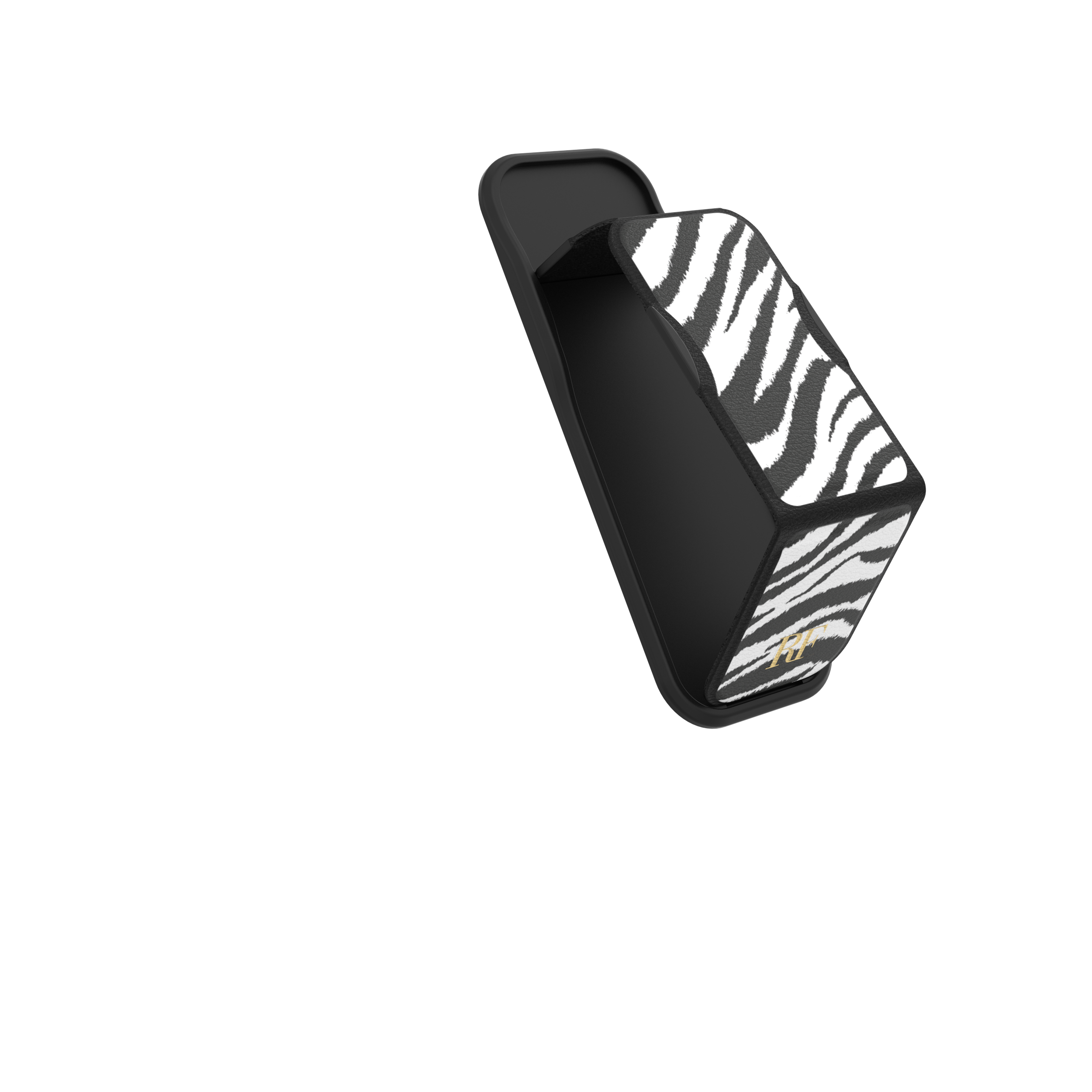 Clckr Universal Grip & Stand Zebra White