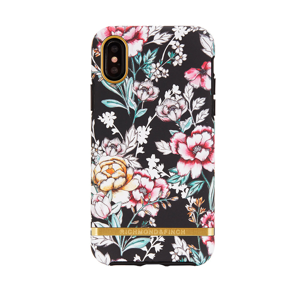 iPhone Case Black Floral
