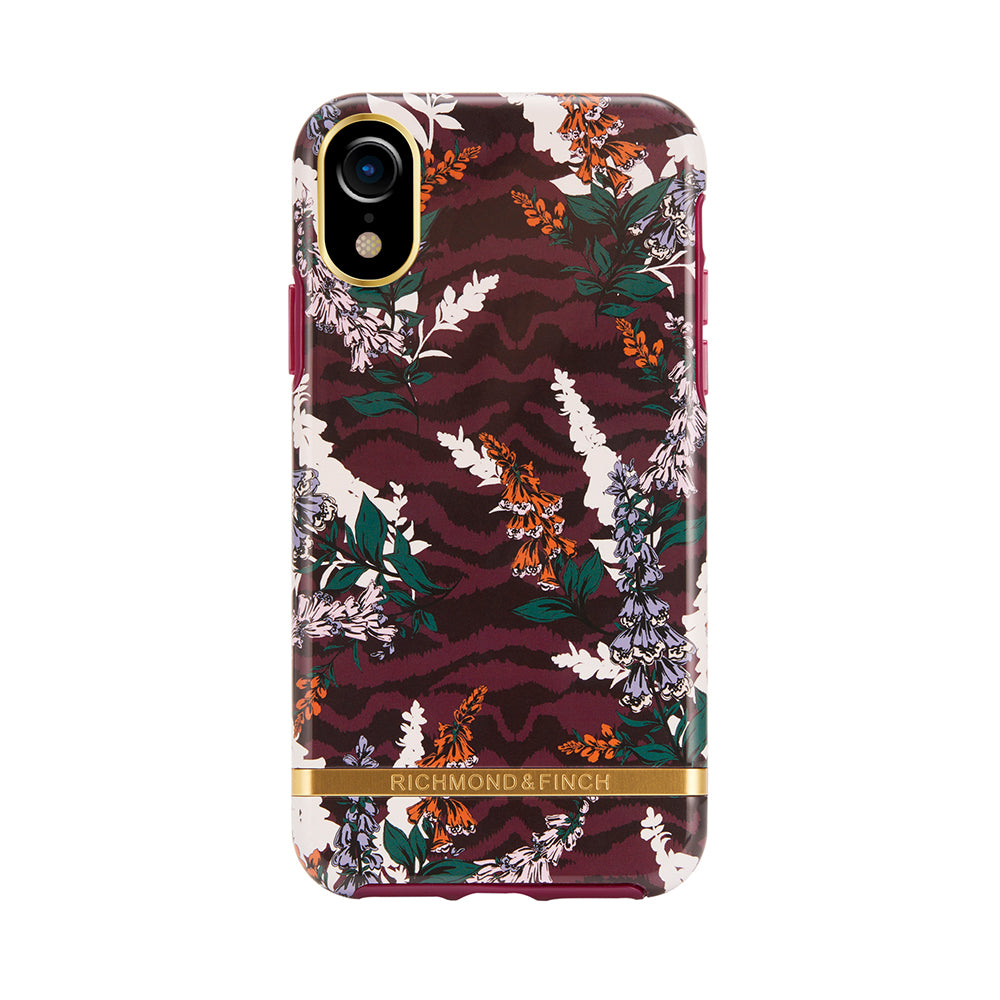 iPhone Case Floral Zebra