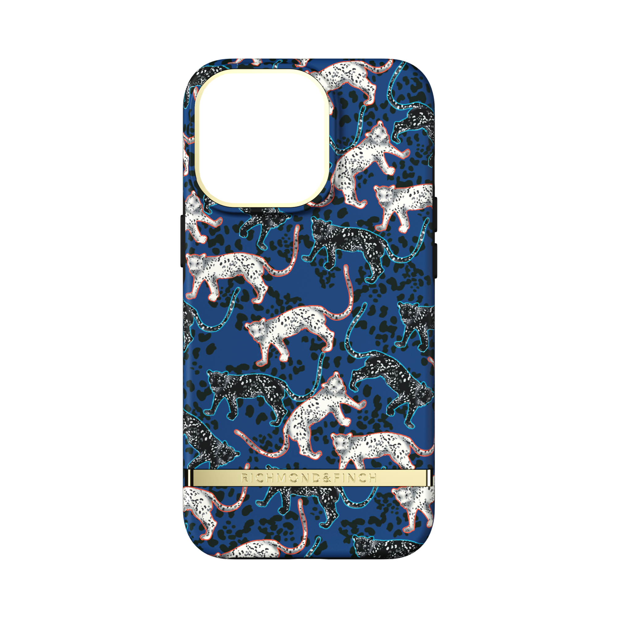 iPhone Case Blue Leopard