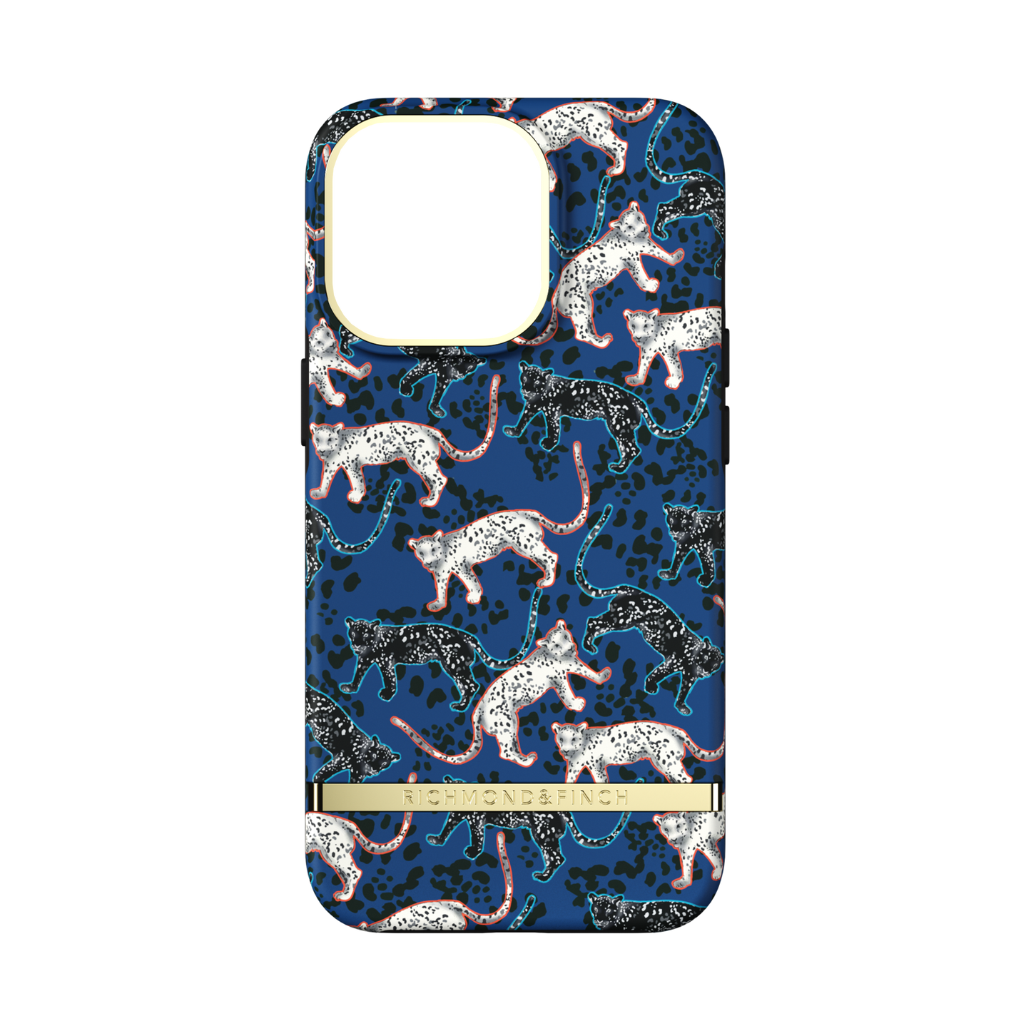 iPhone Case Blue Leopard